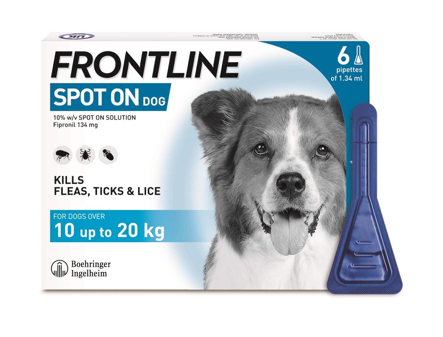 How does Frontline spot on dog work?