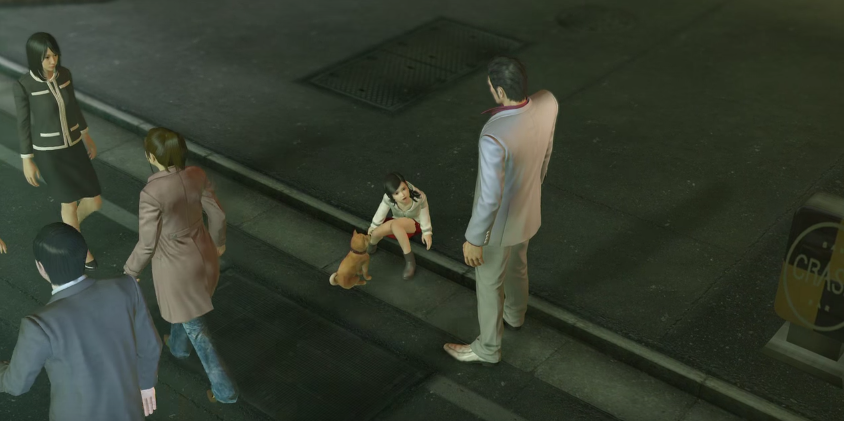 How do you get water for your dog in Yakuza kiwami?