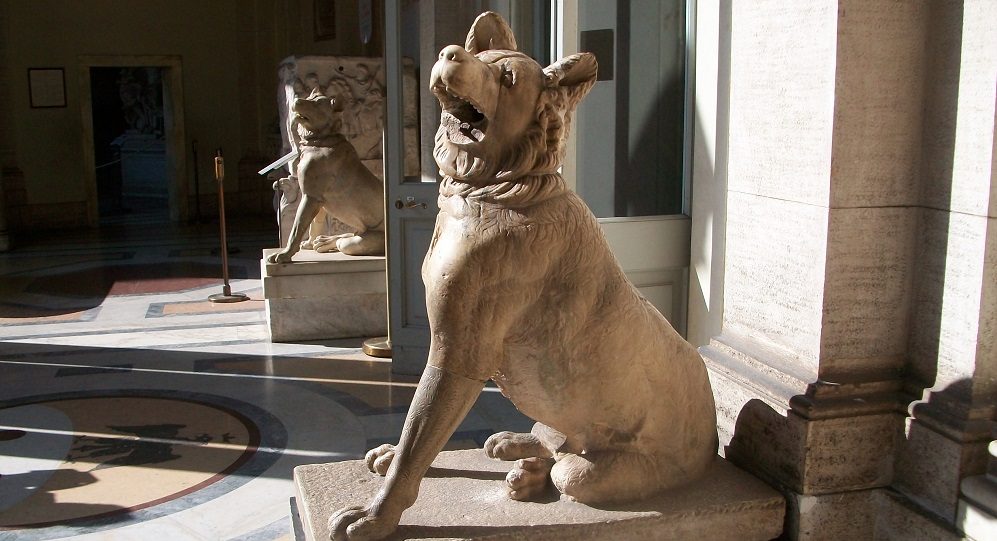 What breeds of dogs did ancient Romans have?