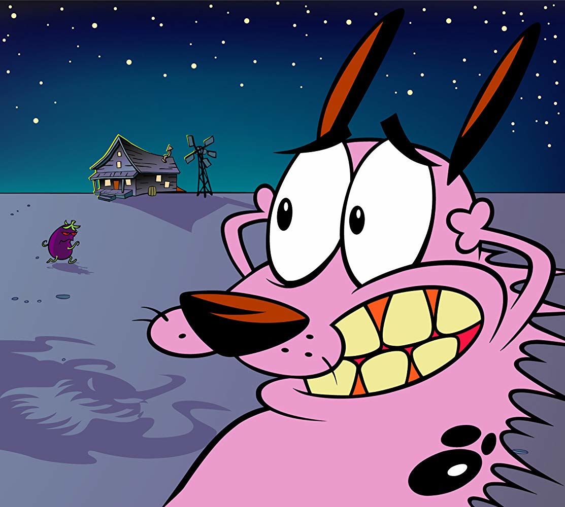 What inspired Courage the Cowardly Dog?