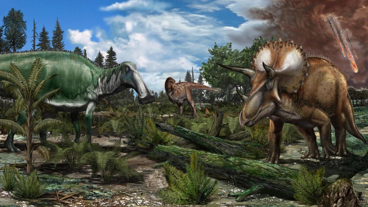 What were the first 3 dinosaurs?