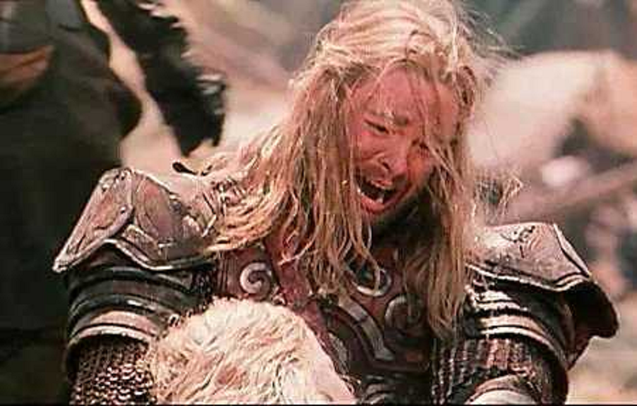 Who was Éomer crying over?