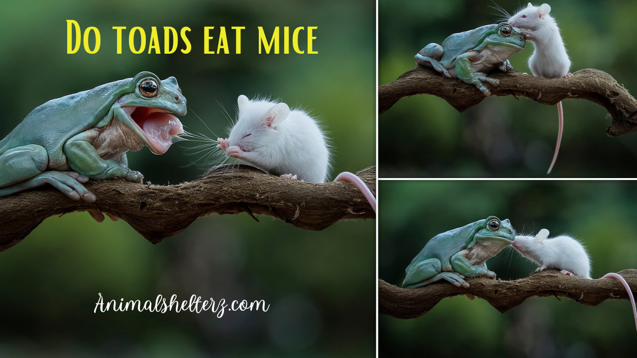Do toads eat mice
