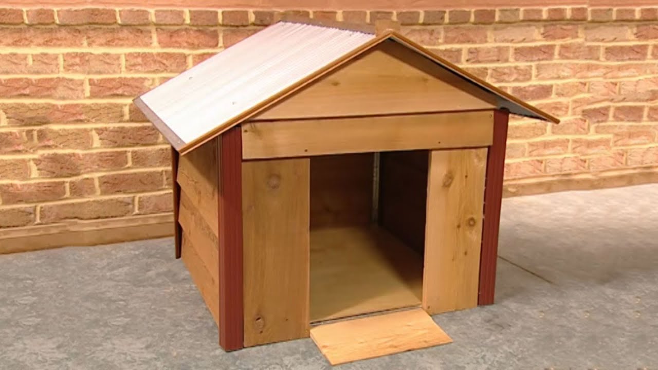How do you build a dog kennel from scratch?