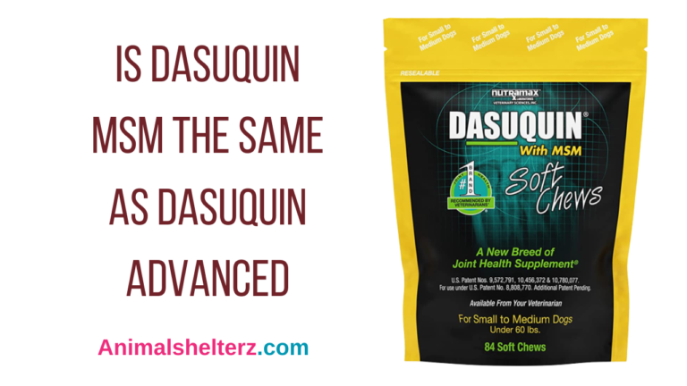 Is Dasuquin MSM the same as Dasuquin advanced?