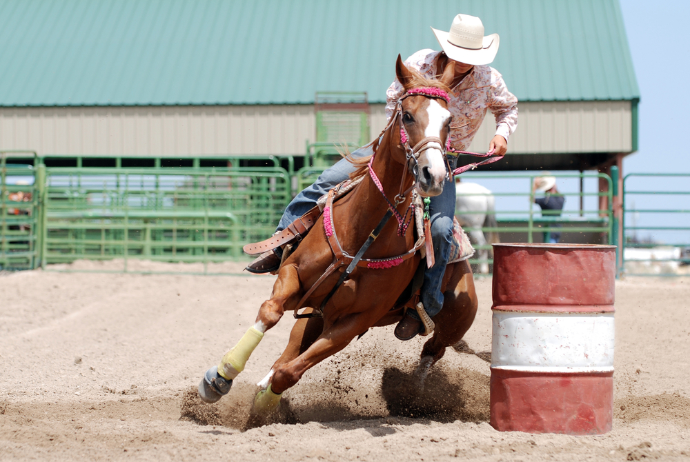 What is the pattern of barrel racing?