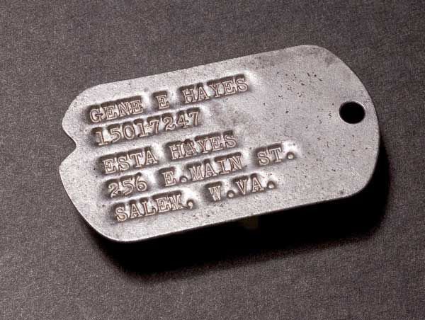 What does it mean when a soldier gives you his dog tags?
